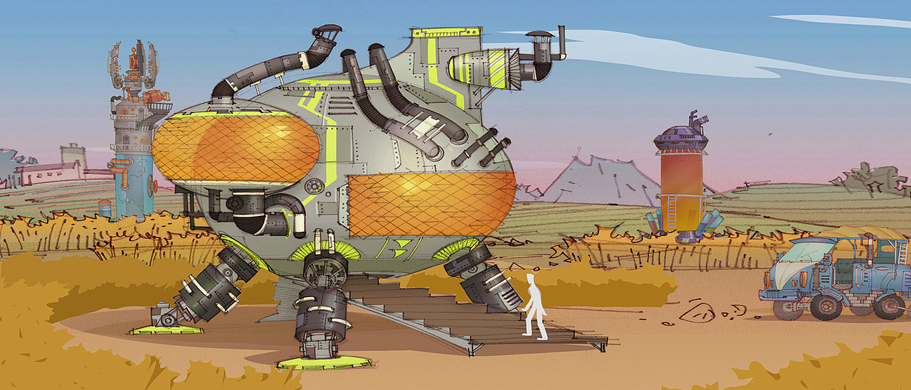 「农田机甲乐园」概念草图 (初稿)