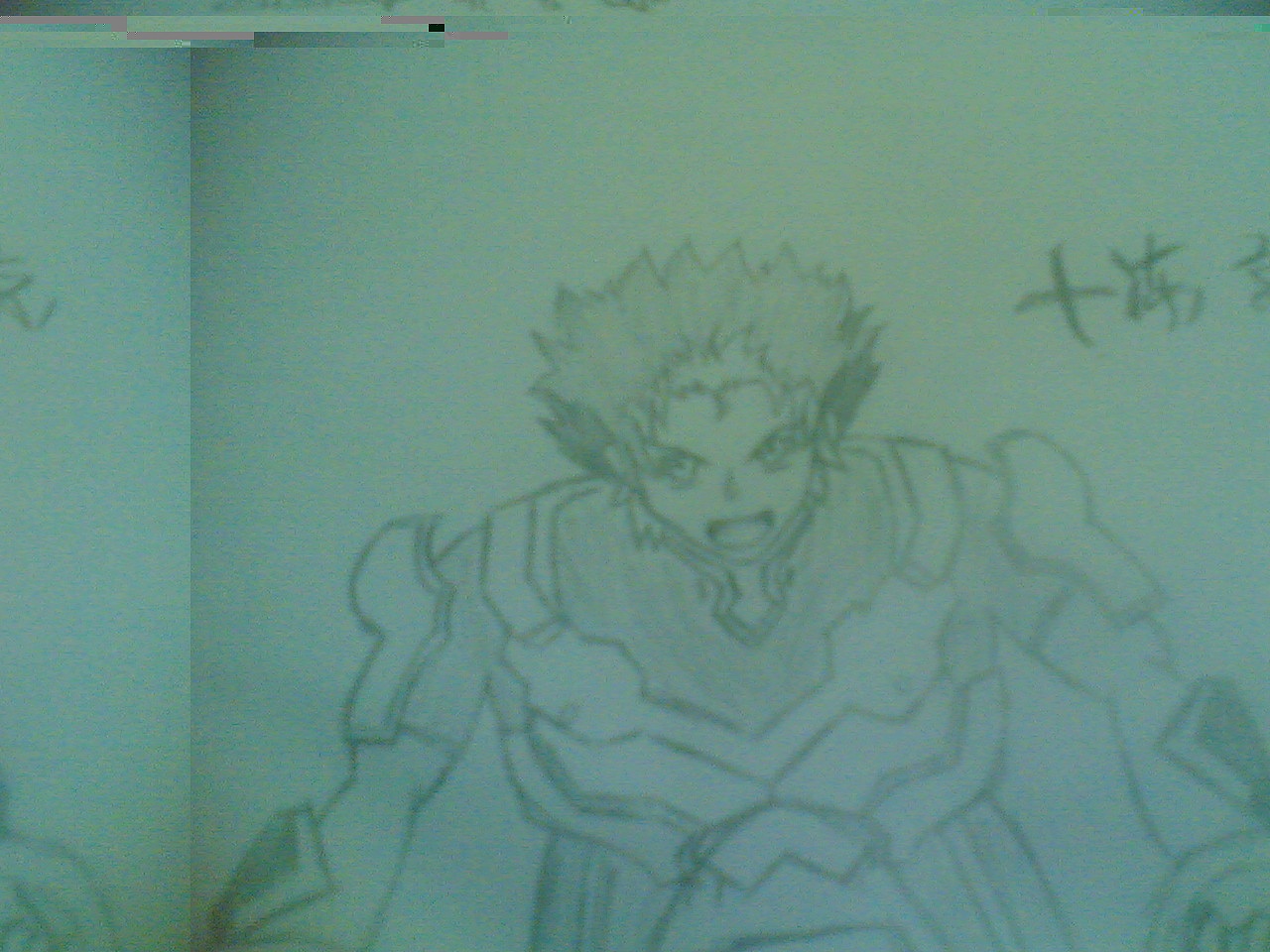 闲着蛋疼画画...象小朋友画的......武器???人物??