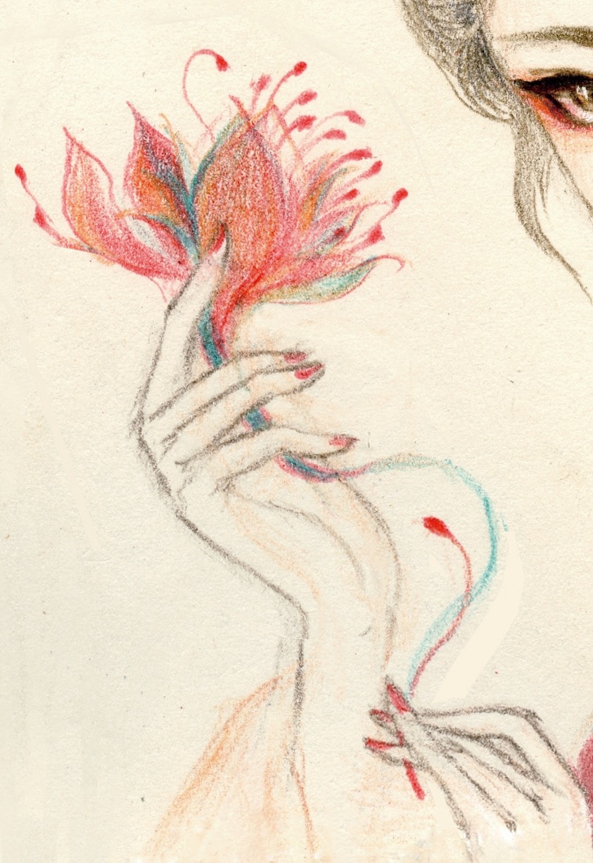 《闻香榭》 婉娘（图ZNjQ1NjEzNzI=） - 概念设定 - 站酷设计师羽微蓝原创素材 - 站酷ZCOOL