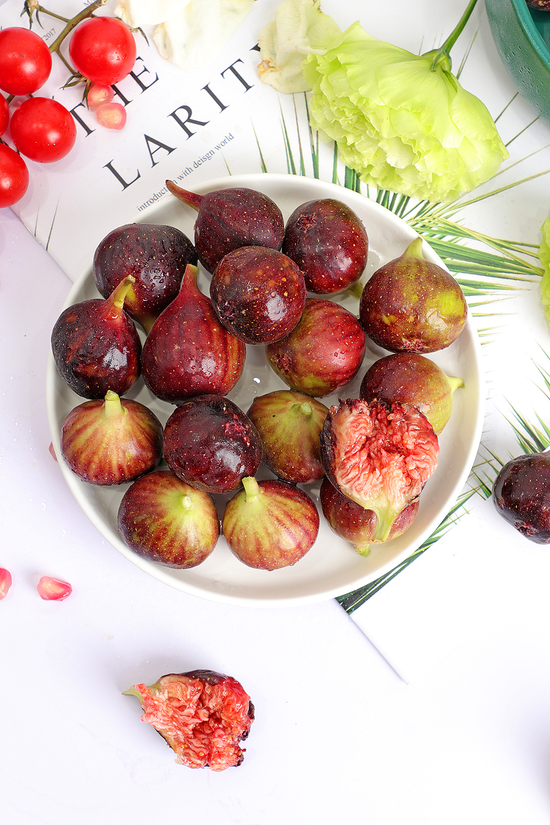 加州黑无花果丨硬币大小的无花果果实