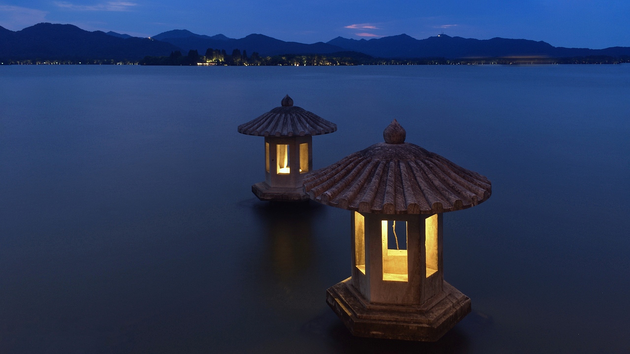 夜色阑珊翠光亭赏景手机拍照小作一组!