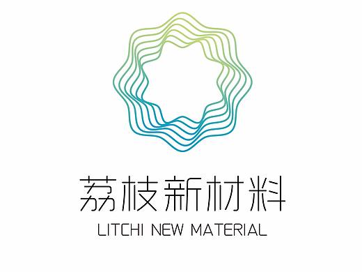 荔枝新材料标志设计