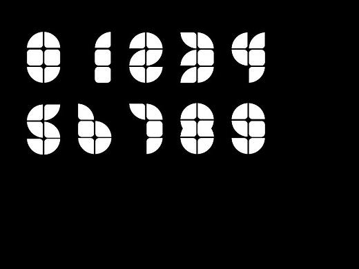 数字字体设计