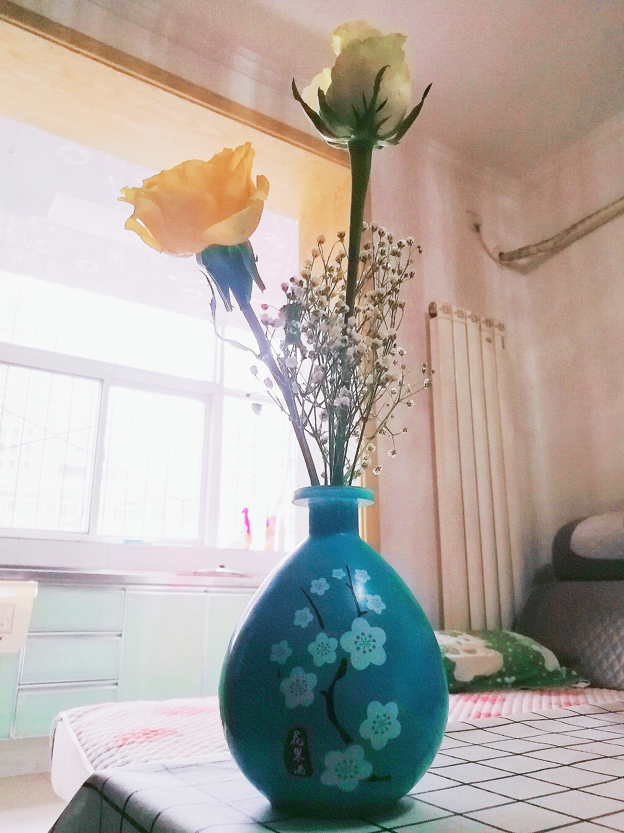 送自己的第一束花