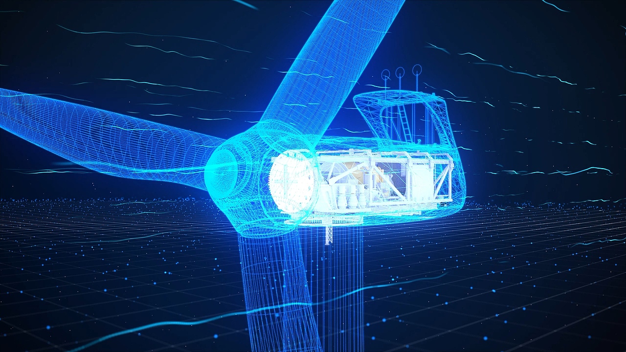 3d风车动画 AE合成