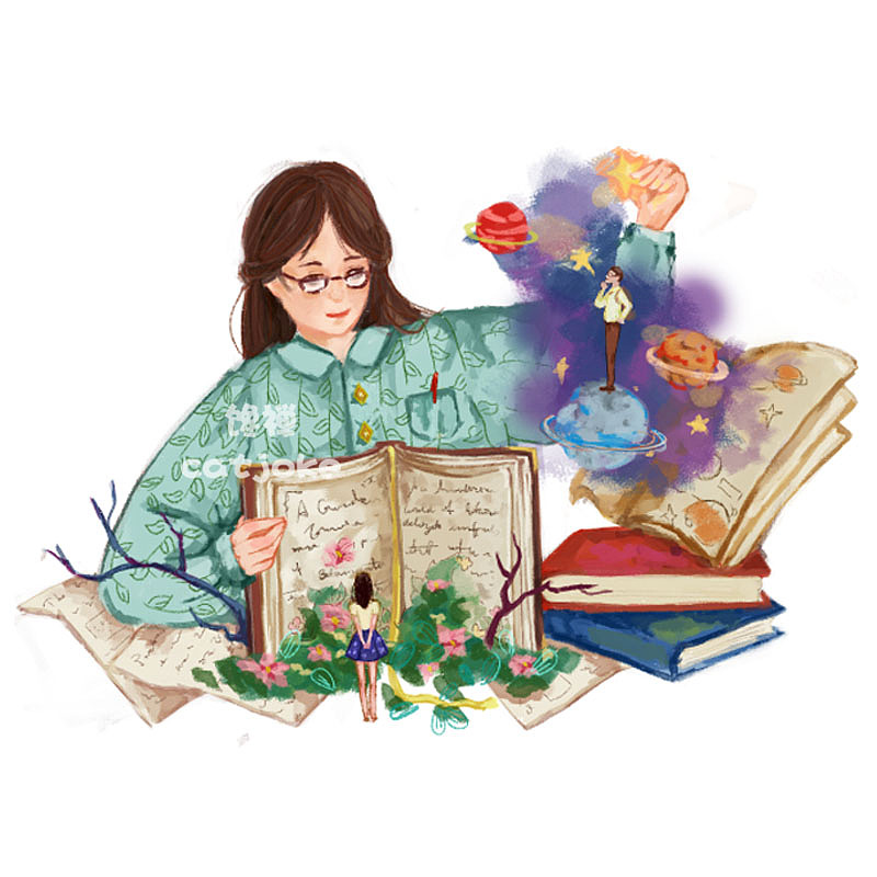 教师节系列（图ZMTI0MzUzMTQ0） - 商业插画 - 站酷设计师馋禅原创素材 - 站酷ZCOOL