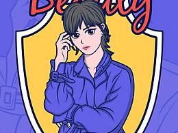 人物插画设计【人物半身】