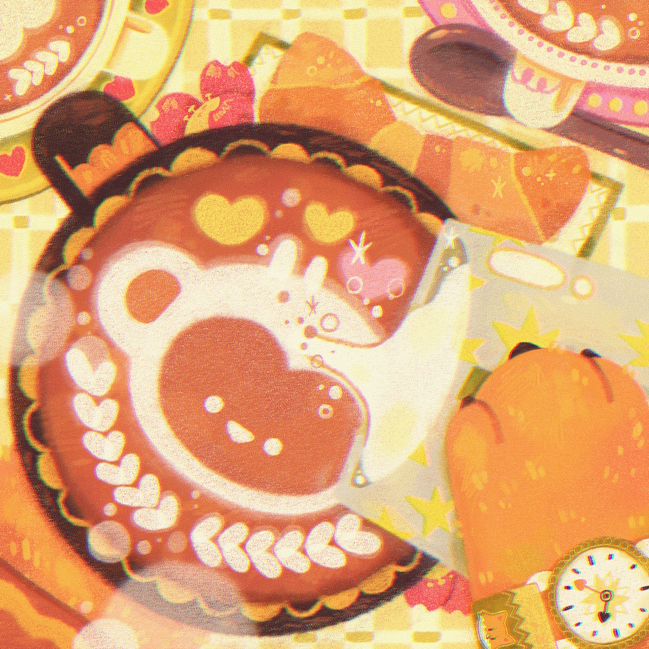 在咖啡馆打工的一天（图ZMzI2MjI2Mzc2） - 儿童插画 - 站酷设计师猴先生Hs原创素材 - 站酷ZCOOL