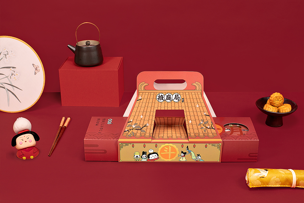 【方森园】中秋月饼包装设计——《掖庭局中秋》