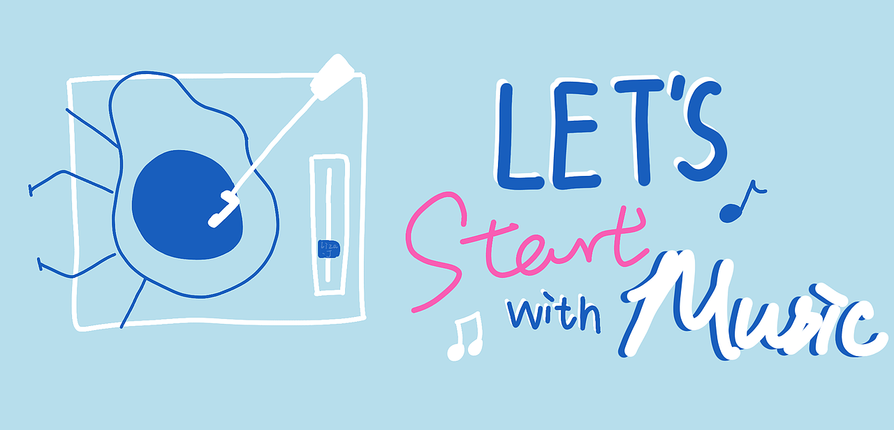 手绘简笔画vlog片头分镜