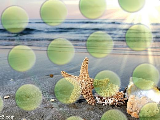 196款七彩圆点背景ps填充图案