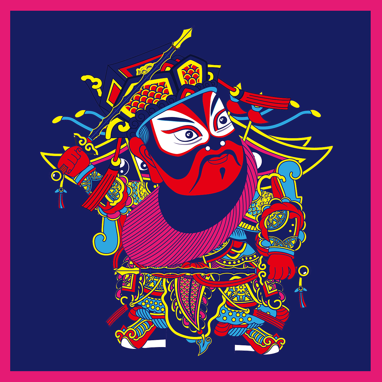 年画再设计|平面|图案|pp皮球estelle_原创作品-站酷zcool