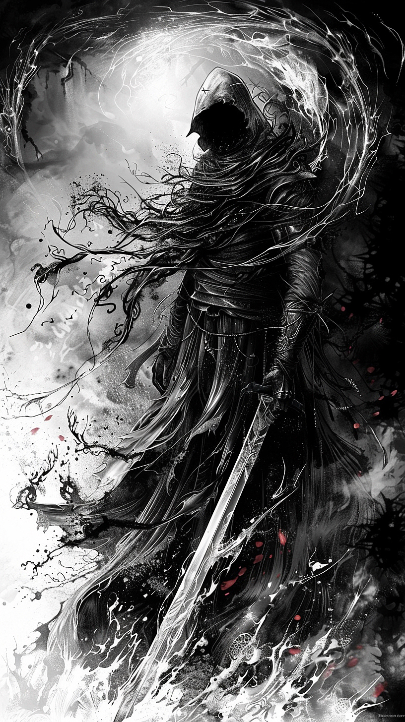 暗黑刺客（图ZMzY1MjUwMzE2） - AI作品 - 站酷设计师爱旅行的梧桐原创素材 - 站酷ZCOOL