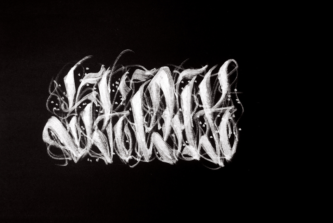 英文字体设计涂鸦calligraphygraffiti