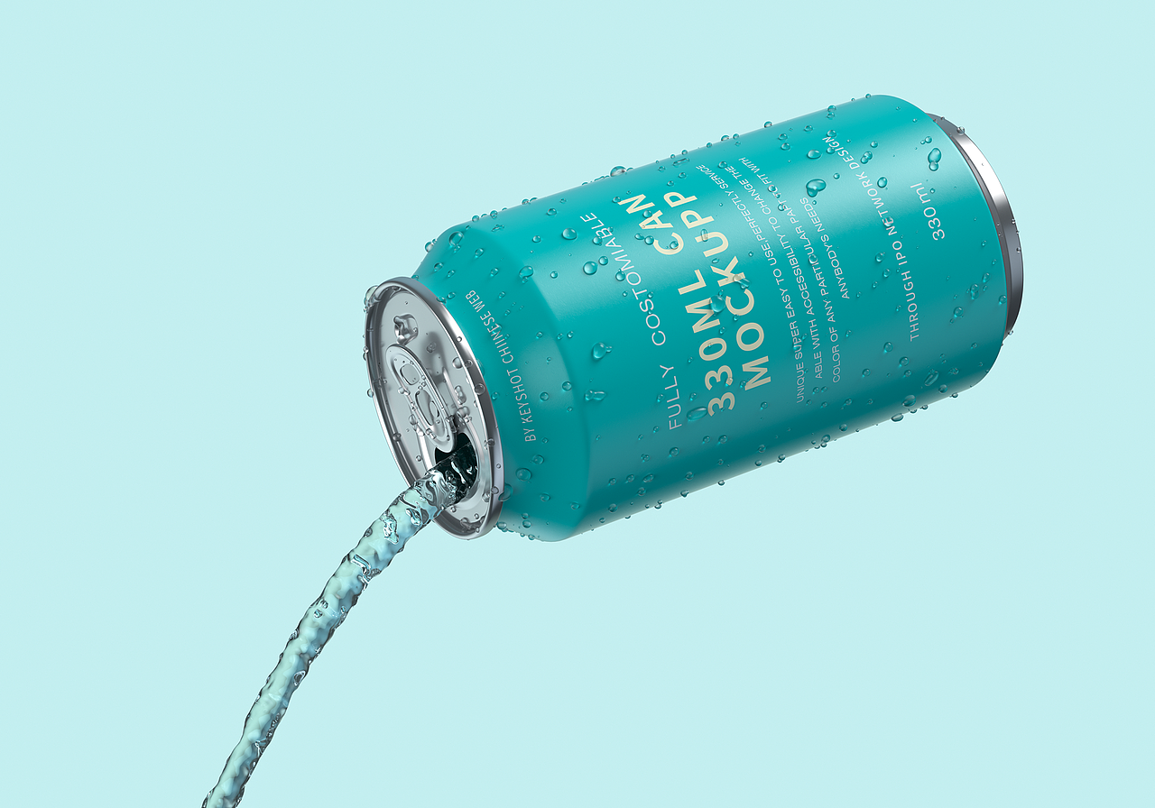 啤酒【酒水渲染】