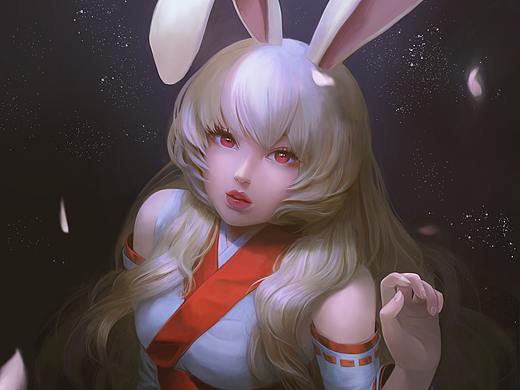 柔骨魅兔 cg同人漫畫（人物習作）（個人主頁-ZNDk1MjI4Njg=） - 游戲原畫 - 站酷設計師MrBlacki原創(chuàng)素材 - 站酷ZCOOL