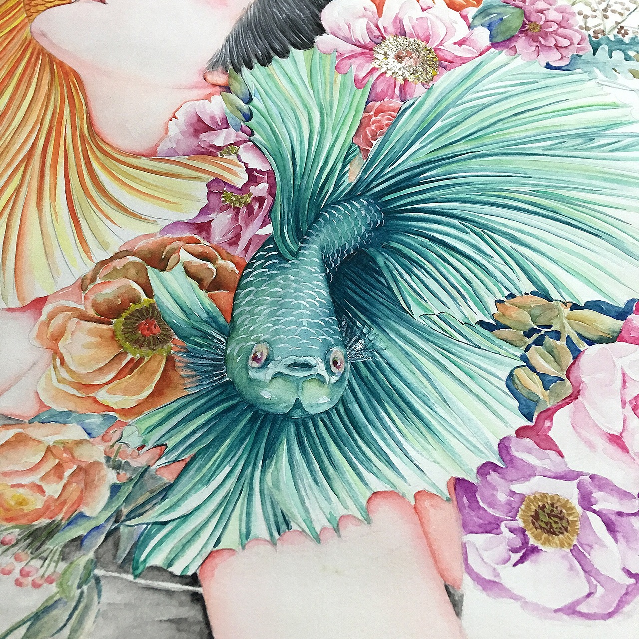 斗鱼 | 温柔的性感（图ZNzgzMzcwOTI=） - 艺术插画 - 站酷设计师兔籽Echo原创素材 - 站酷ZCOOL