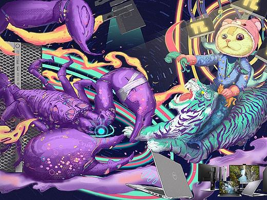 靈感戰(zhàn)爭（個(gè)人主頁-ZNDkxNTM4NDQ=） - 海報(bào) - 站酷設(shè)計(jì)師拾陸LeeO原創(chuàng)素材 - 站酷ZCOOL