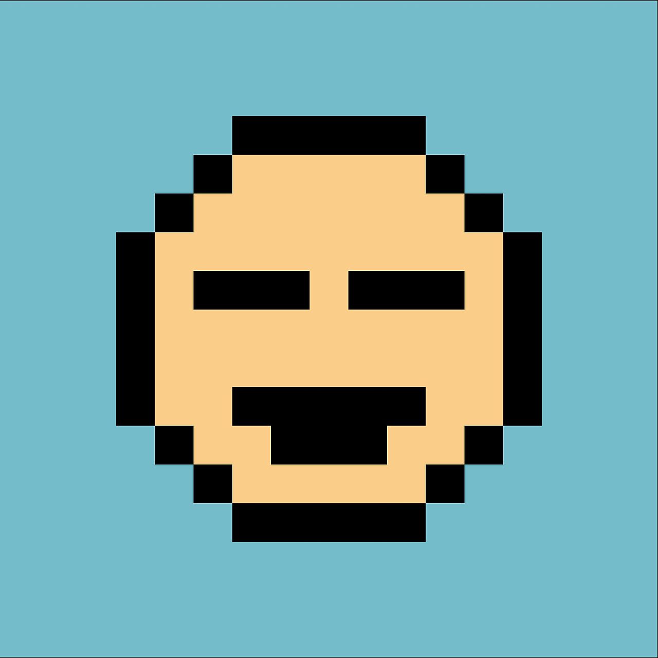 nft画这么火,老夫就来点最简单的像素表情包吧