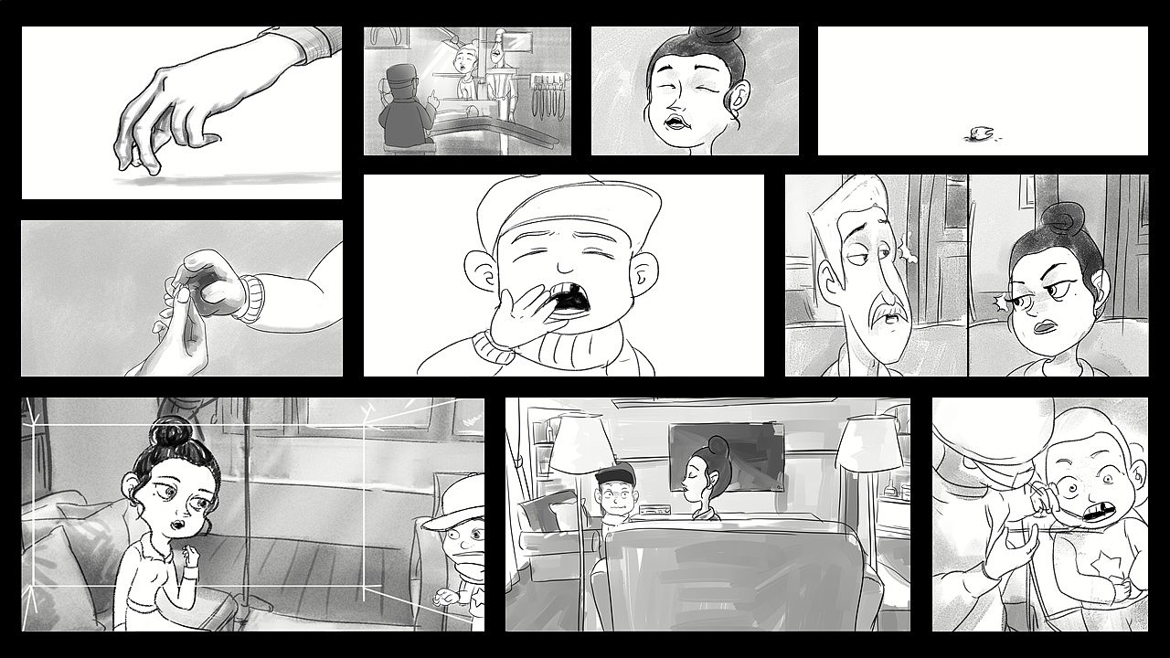 这是前期做的动态分镜