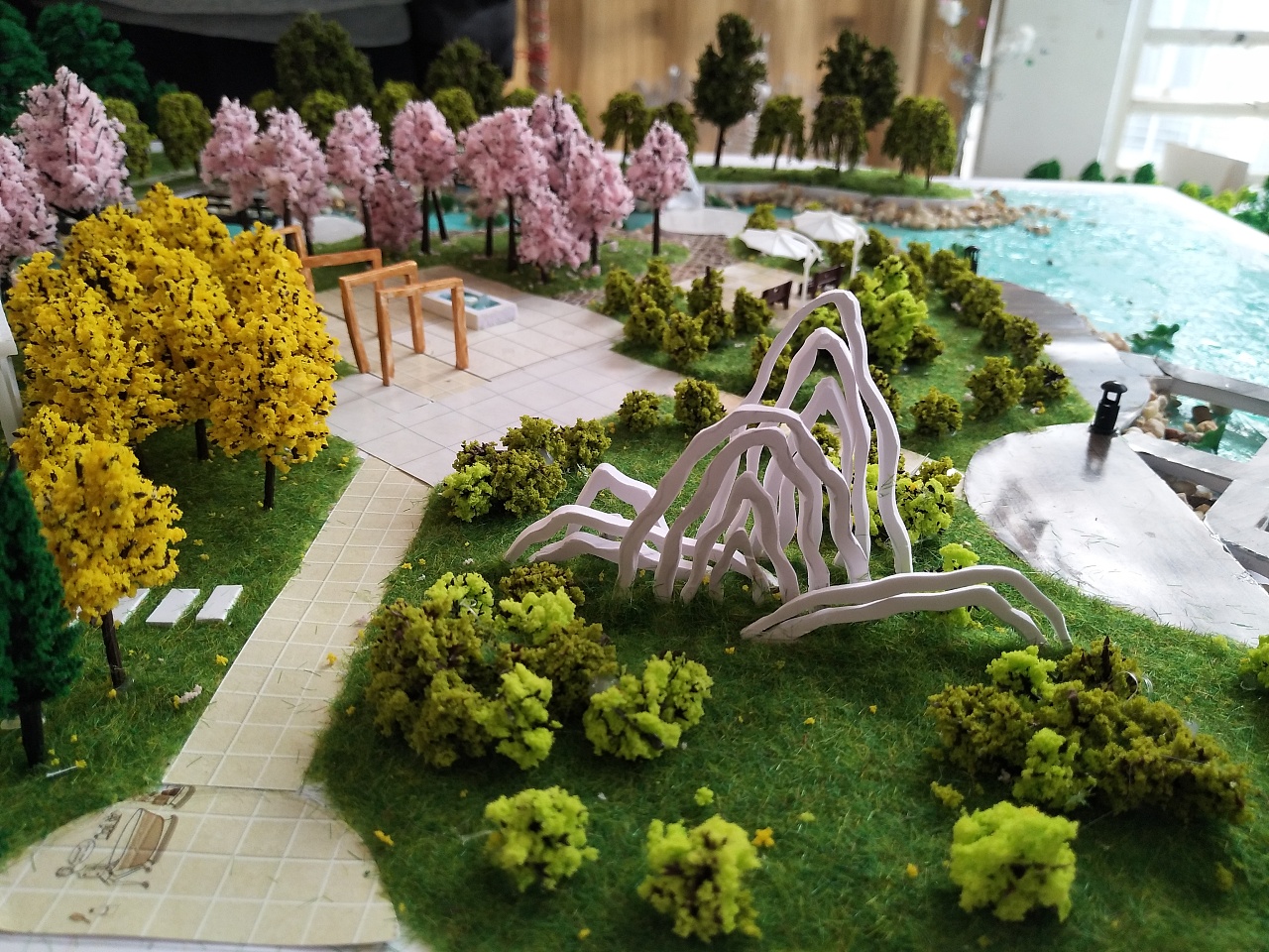 公园模型制作