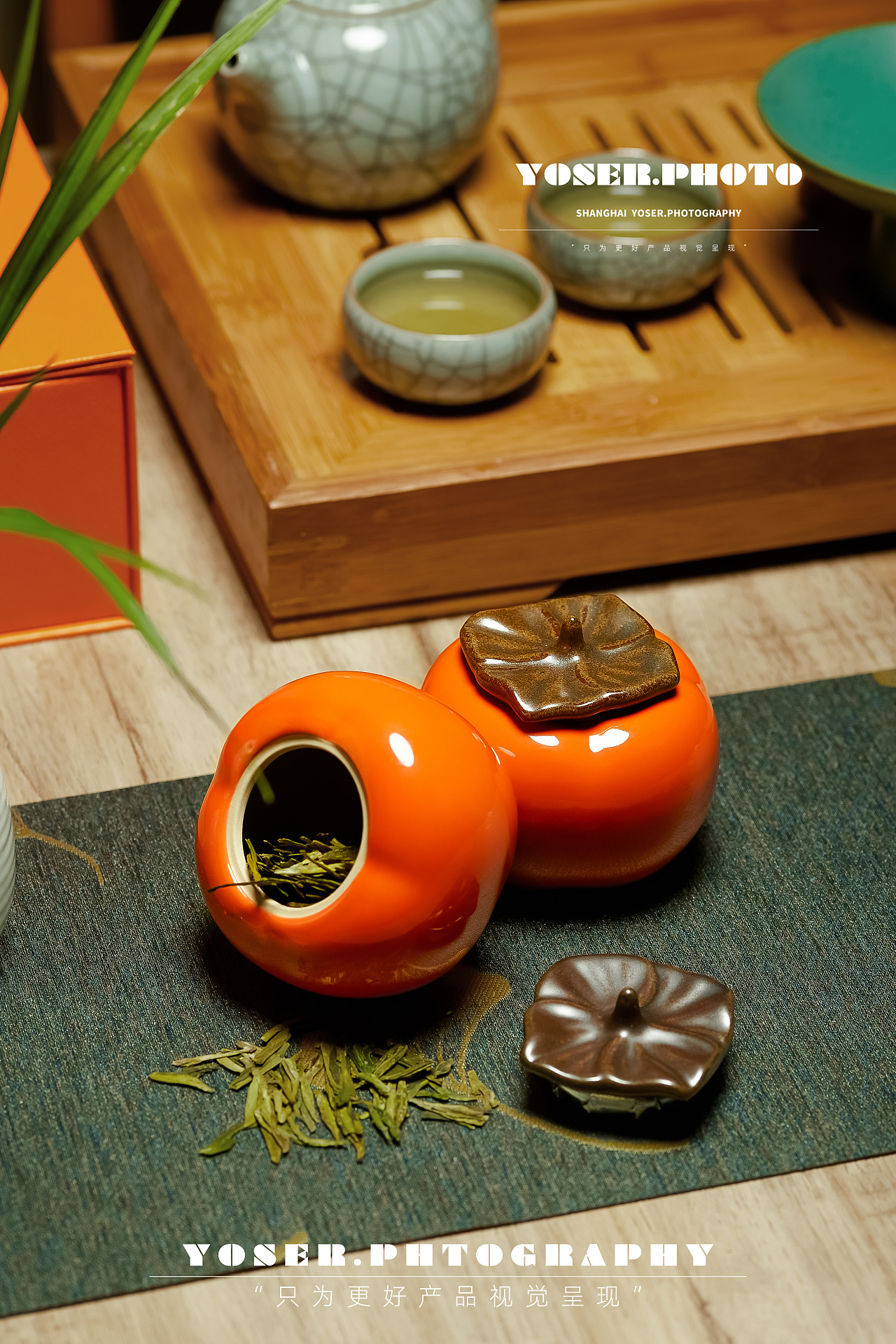 优色美学——中式柿柿如意茶叶罐拍摄|摄影|产品摄影|优色美学 - 原创