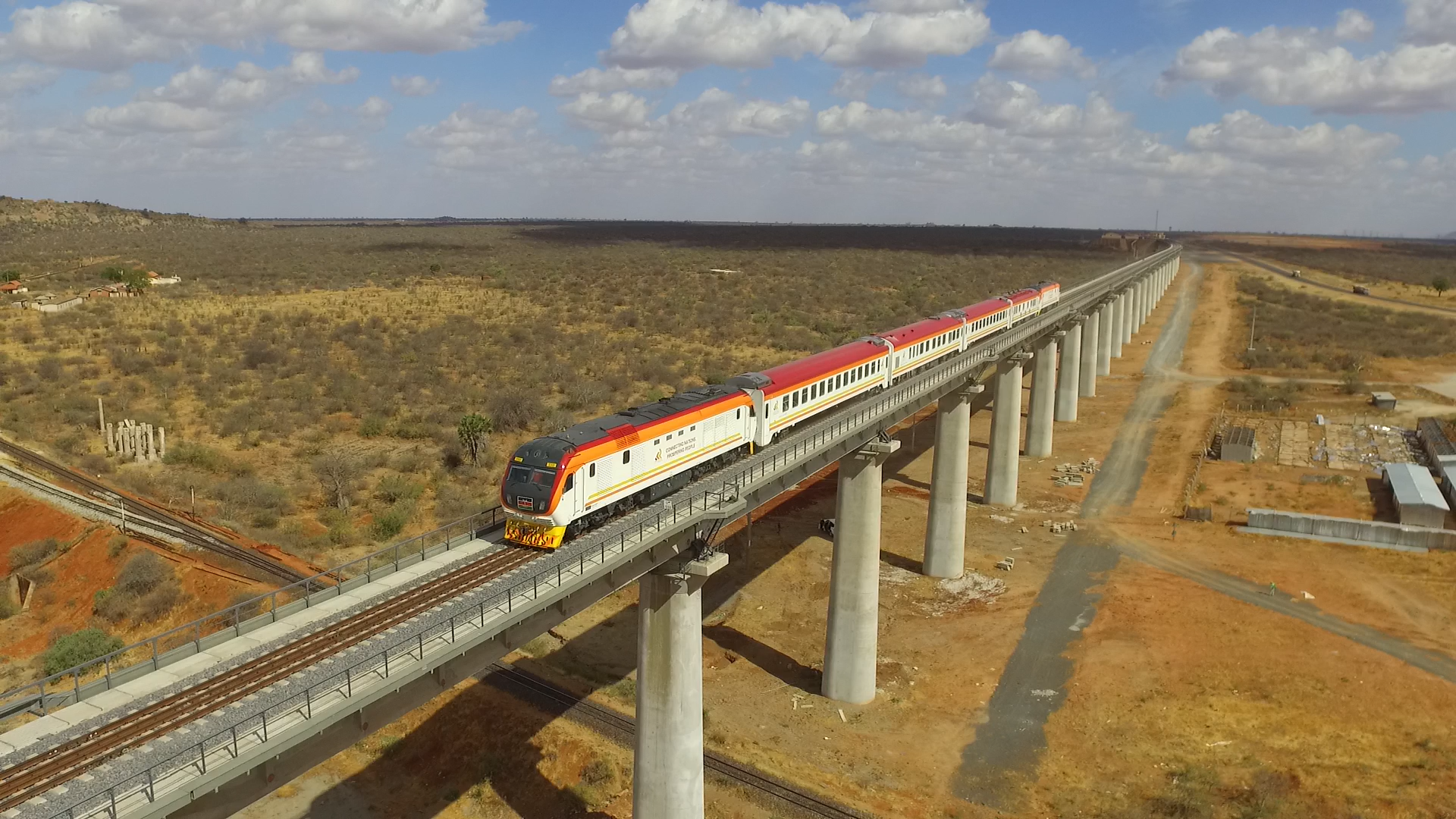中国交建肯尼亚内马铁路丝路书屋墙绘设计