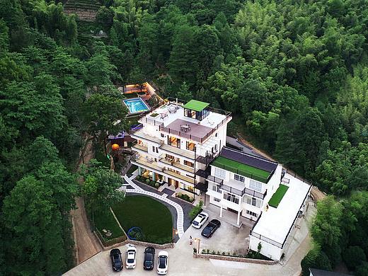 民宿建筑拍摄-湖州长兴清静揽山民宿