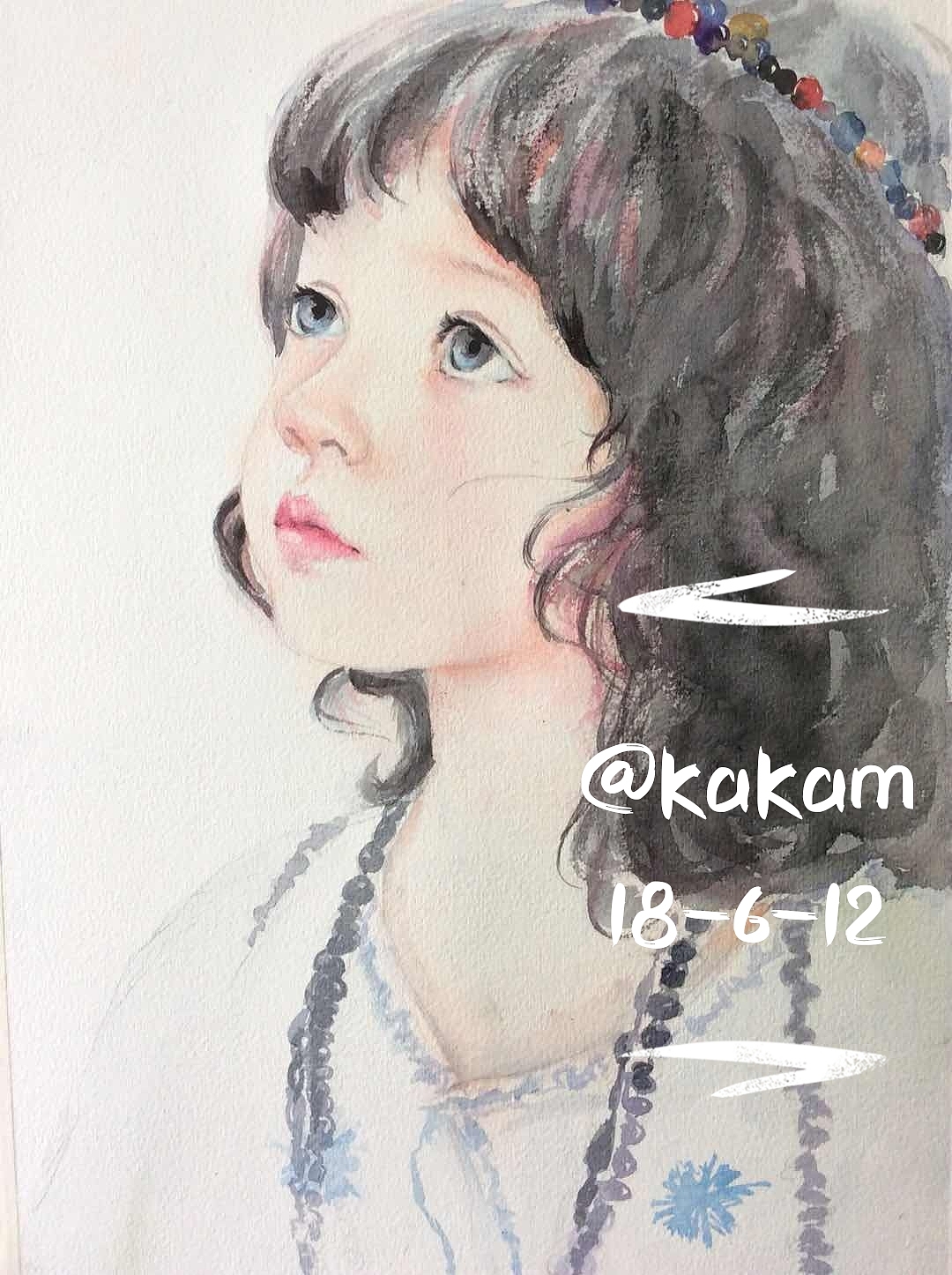 水彩人物（图ZMTE4OTQ4MjQw） - 创作习作 - 站酷设计师卡卡马迷原创素材 - 站酷ZCOOL