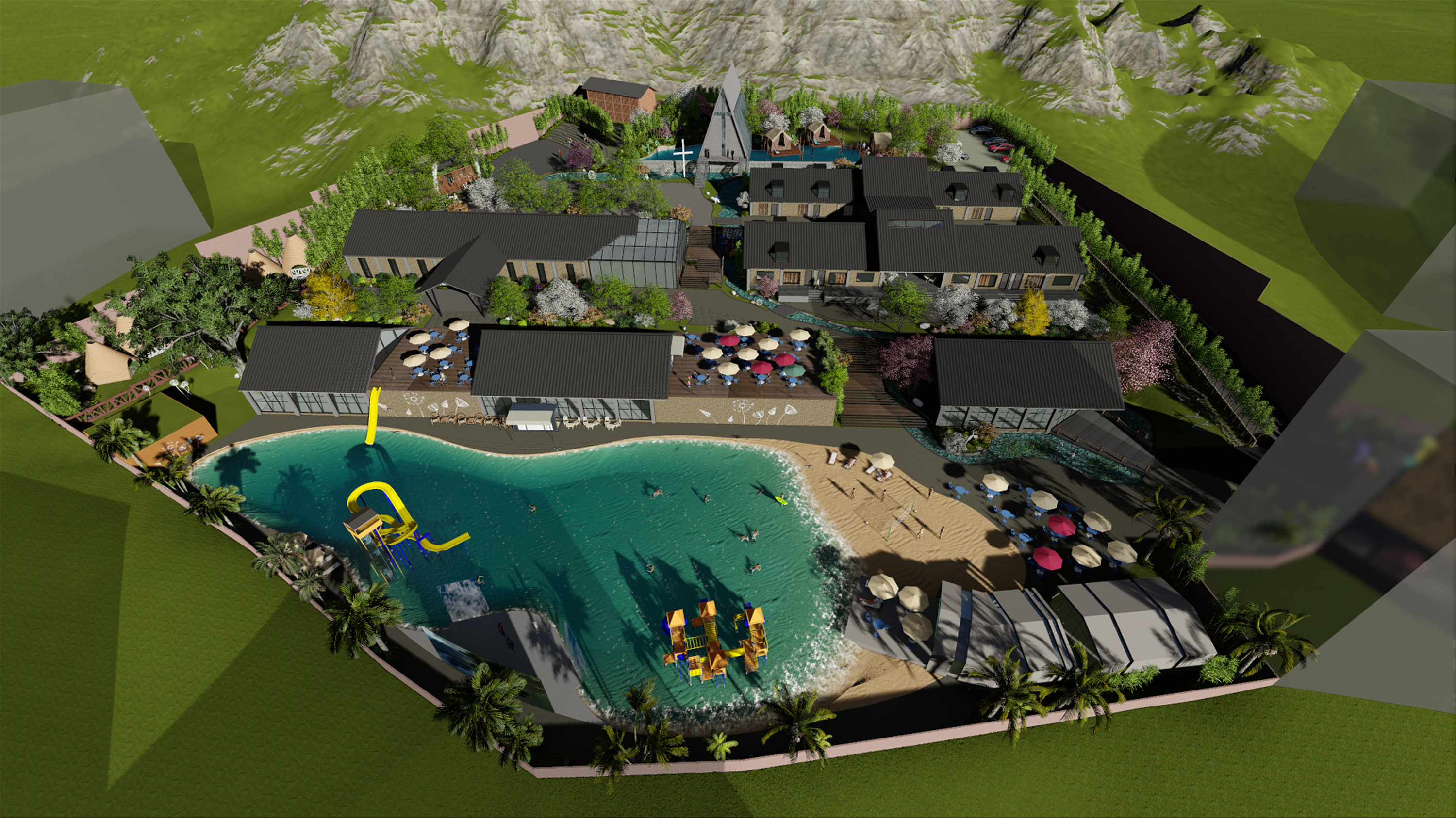 隐逸水镇—北京海岸设计