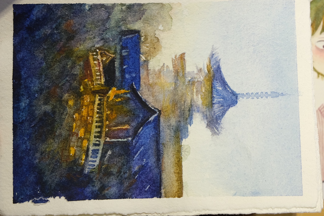 2月水彩练习-临摹