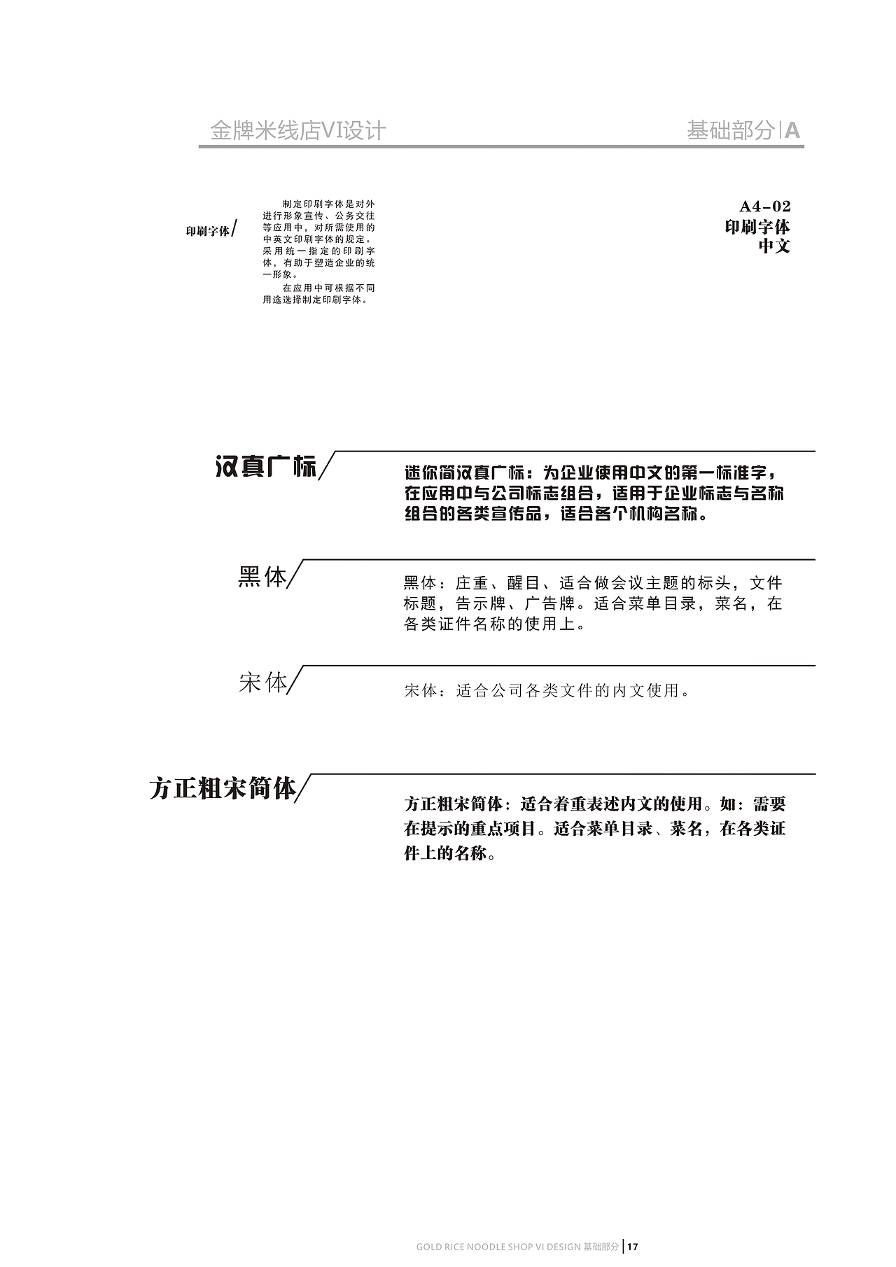 金牌米线VI设计