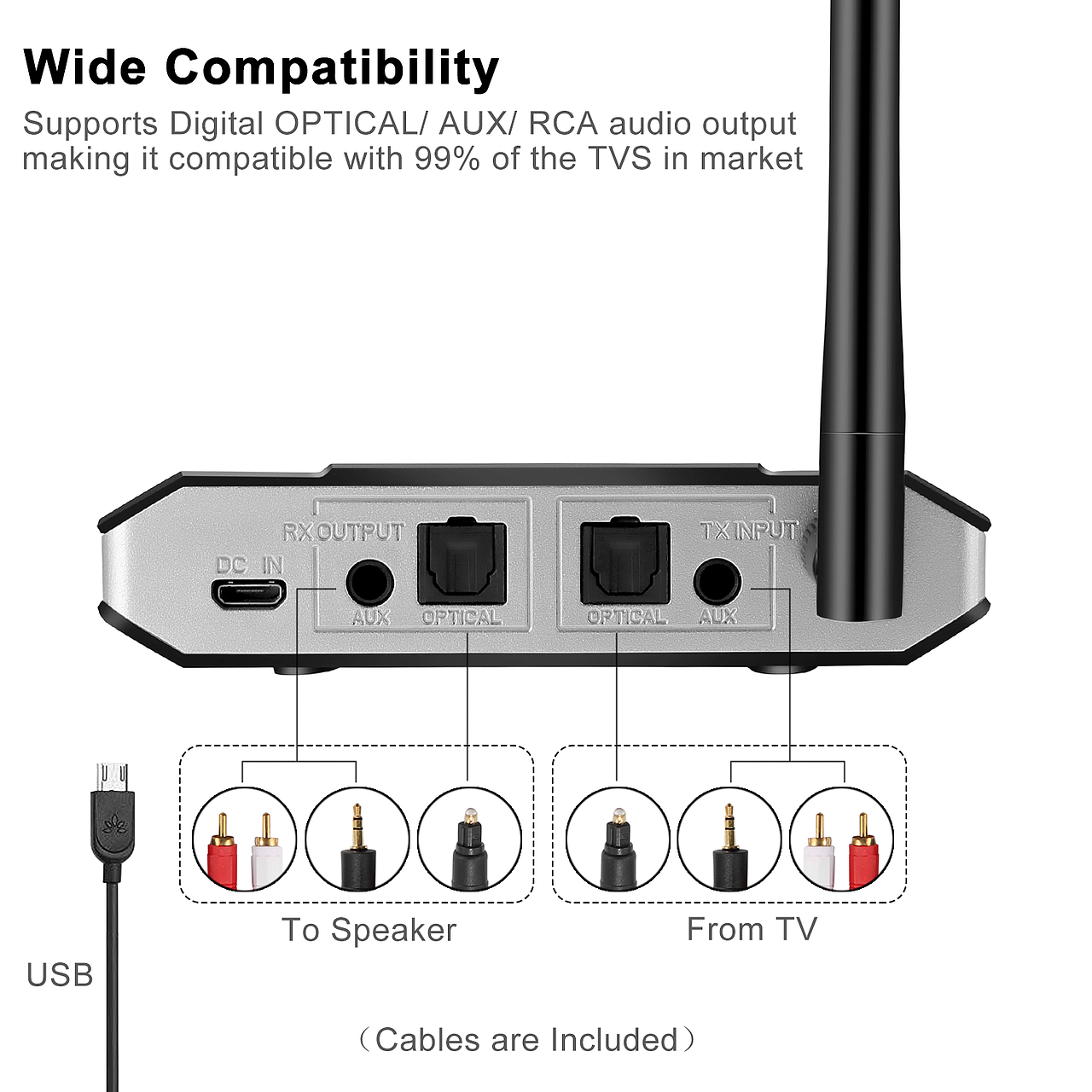 精修无线音频收发器