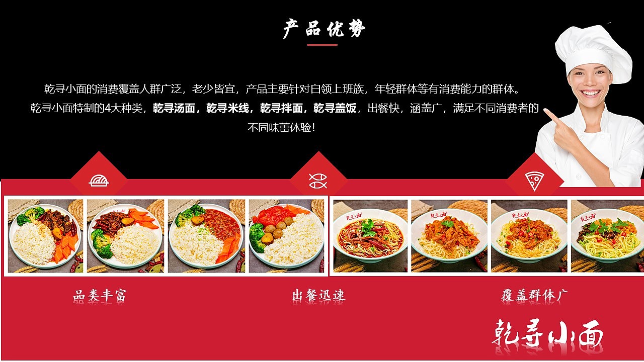 PPT商业合作案例（二）乾寻小面招商加盟PPT（图ZMjY3ODM1NjY4） - PPT/Keynote - 站酷设计师AKPPT设计原创素材 - 站酷ZCOOL