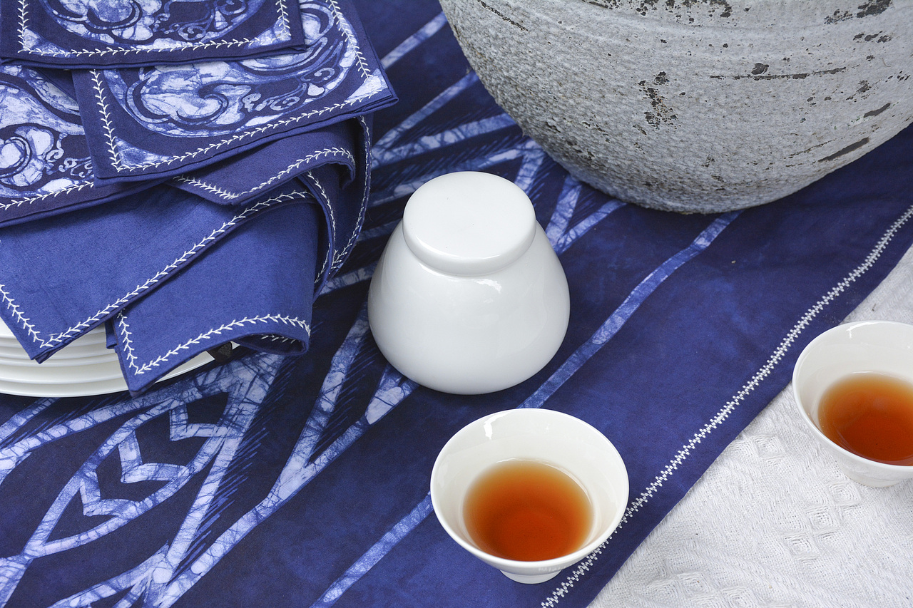 #2019青春答卷#茶室蜡染家居产品(图ZMTYzNjkyNzY0) - 生活用品 - 站酷设计师刈安L原创素材 - 站酷ZCOOL