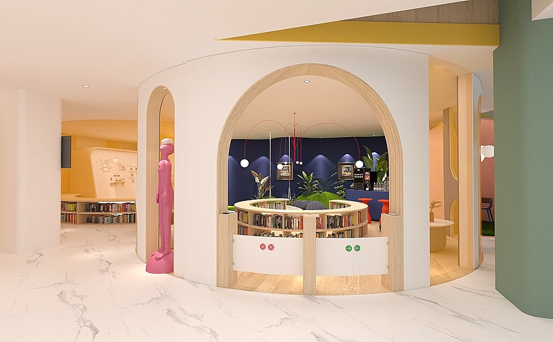 艺科设计|青岛艺术培训机构设计-毕加索国际美术教育（图ZMTc1NDM5MzEy） - 家装设计 - 站酷设计师青岛艺科空间设计原创素材 - 站酷ZCOOL