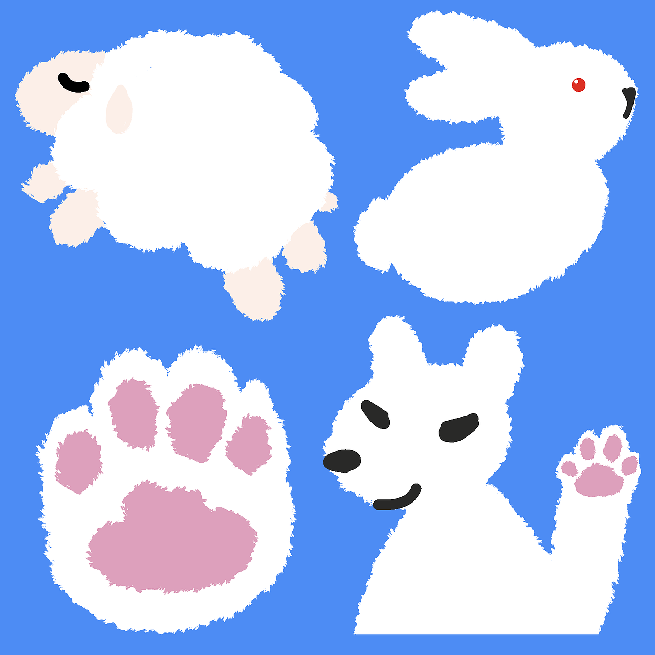 毛绒绒的伙伴们