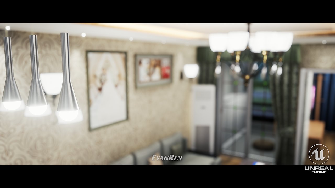 UE4 | Fantastic Home 实时渲染+室内交互演示（图ZMjU1MjU2NjI4） - 场景 - 站酷设计师EvanRen原创素材 - 站酷ZCOOL