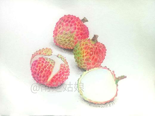 彩鉛荔枝（個(gè)人主頁-ZMjk3MDc0NjQ=） - 創(chuàng)作習(xí)作 - 站酷設(shè)計(jì)師南楚姑娘沐沐原創(chuàng)素材 - 站酷ZCOOL