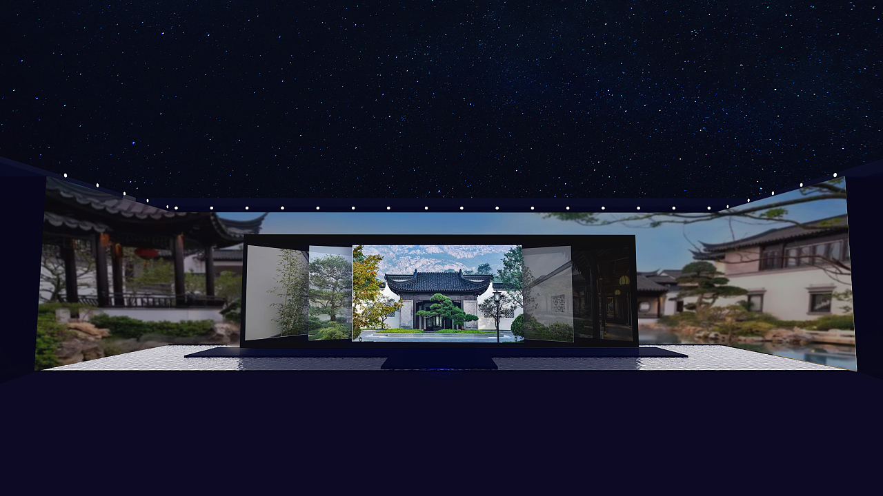 绿城集团御河上院品牌发布会活动画面及场景效果