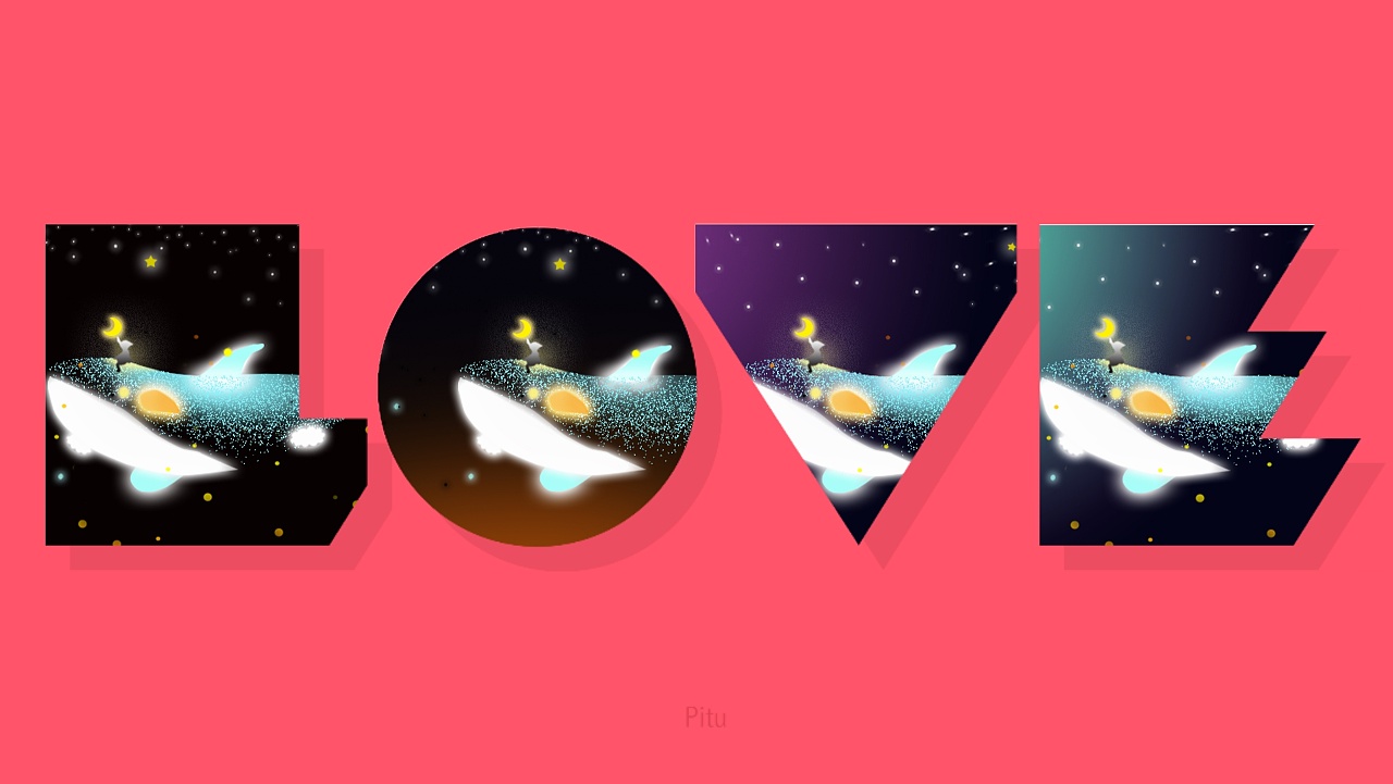 星空大鱼 插画设计|插画|创作习作|慕辰辰爱画画 - 原创作品 - 站酷