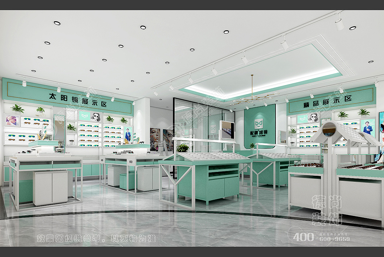 眼镜店装修展柜设计制作（图ZMjY0NTQ4NzI0） - 品牌 - 站酷设计师德尚装饰设计顾问原创素材 - 站酷ZCOOL