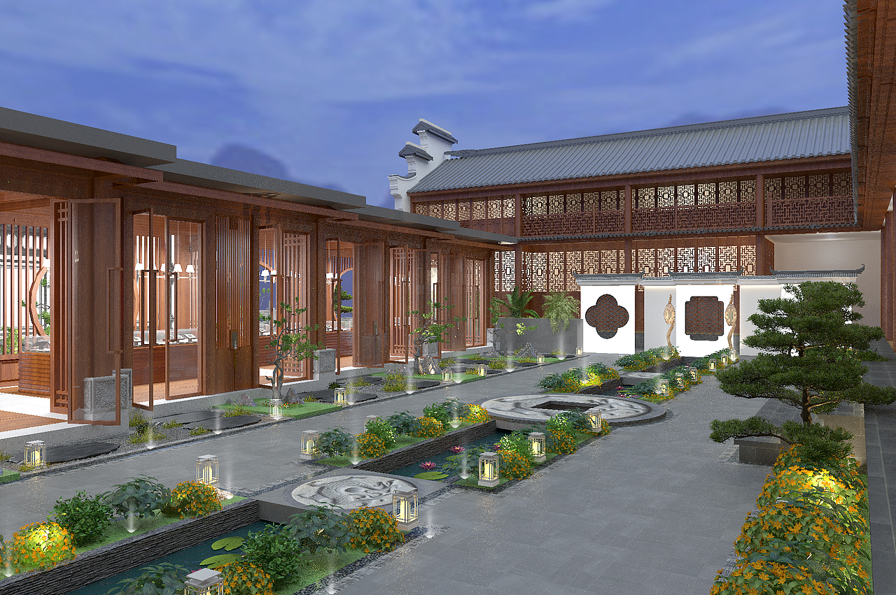 云南腾冲段家玉景观改造（图ZMjY2NzMxNDAw） - 景观设计 - 站酷设计师样斌兵原创素材 - 站酷ZCOOL