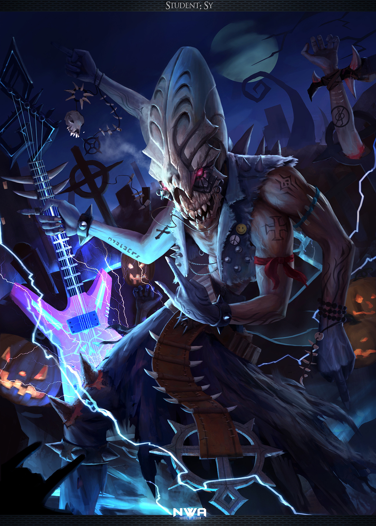 nwa守夜人第一期角色卡牌班作品展