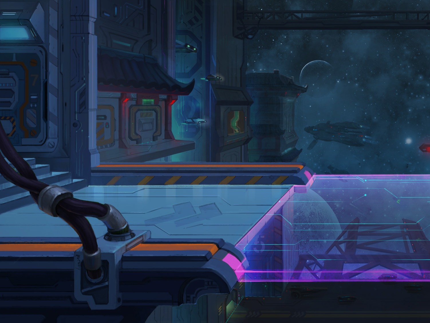 中国风未来科技横版