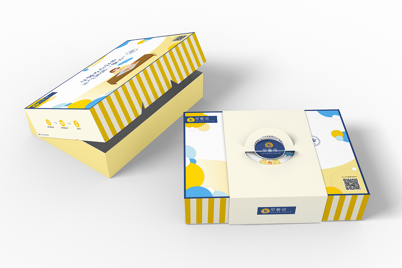 早餐外卖盒包装设计