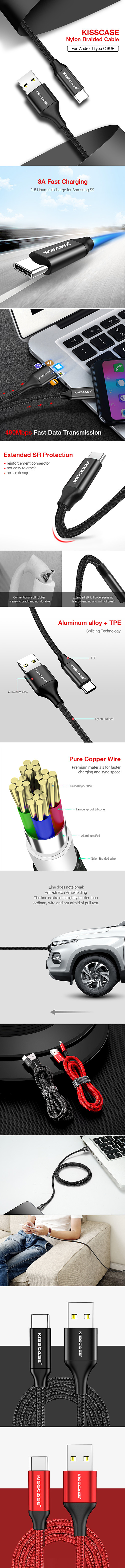 建模+渲染-KISSCASE 速卖通 安卓线Type-C线（图ZMjA0Mjc1MTI4） - 品牌 - 站酷设计师leongong原创素材 - 站酷ZCOOL
