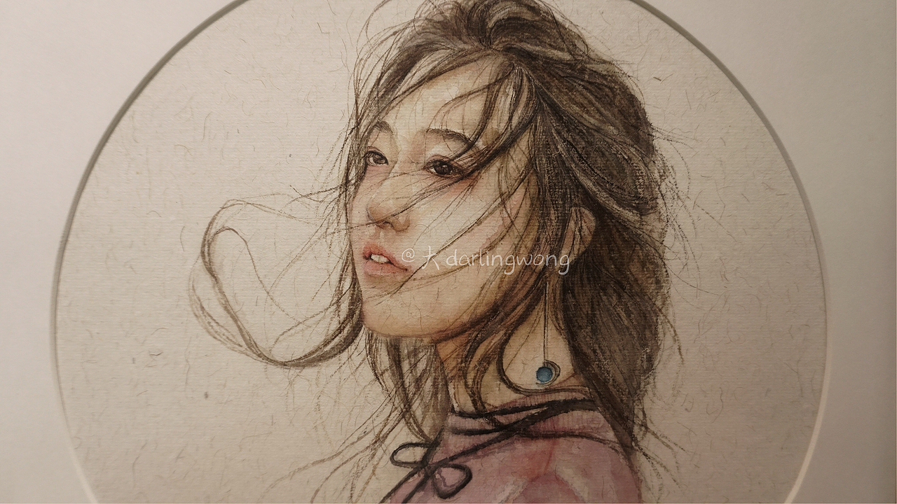 等风（图ZOTI1ODg3OTI=） - 绘画 - 站酷设计师darlingwong原创素材 - 站酷ZCOOL