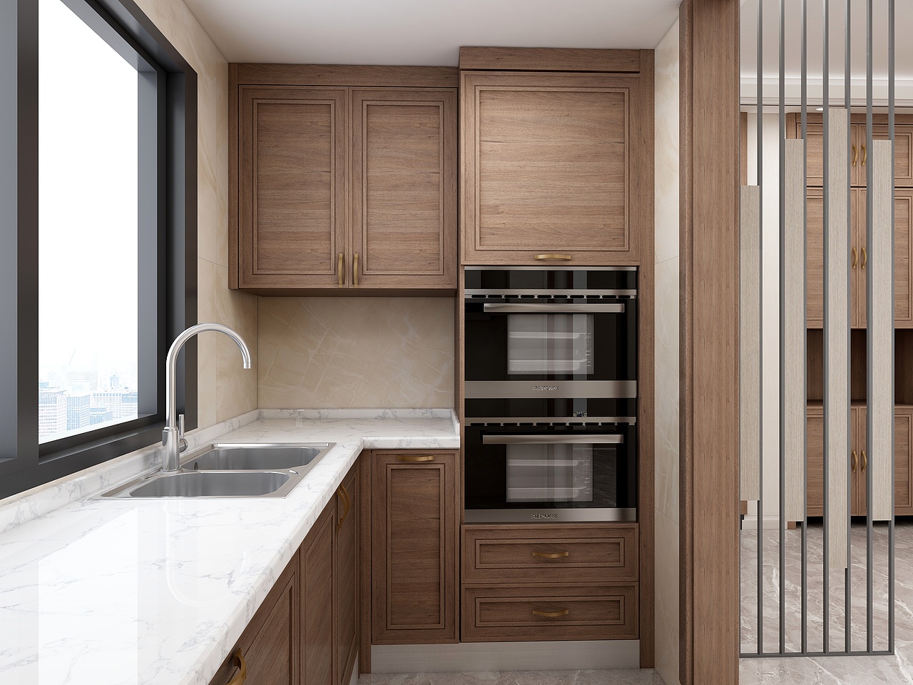 现代简约I客厅主卧