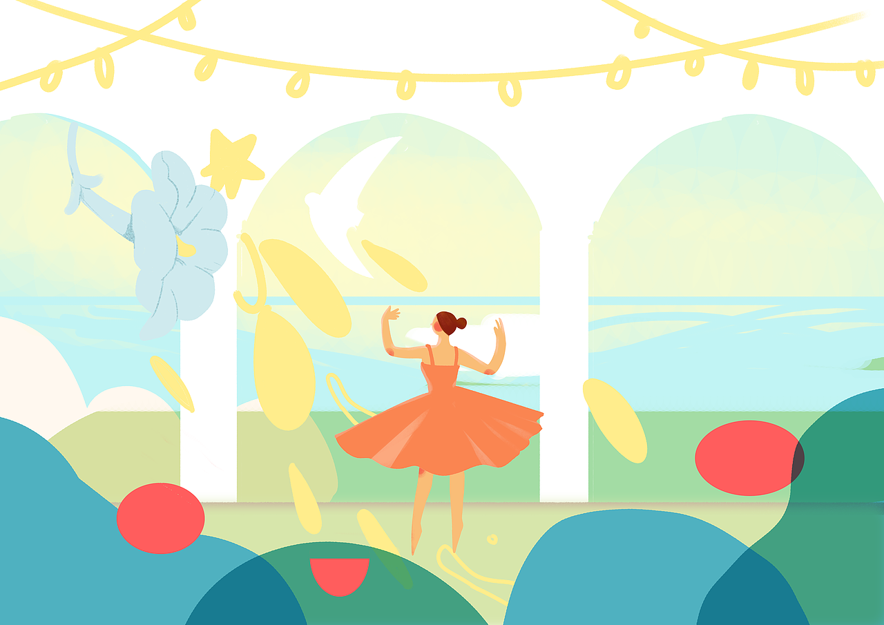 一个人的时候,
尽情去跳舞,<br>尽情去歌唱,<br>尽情去释放吧。<br>